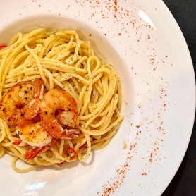 Aglio Olio with Prawn
