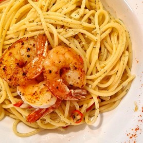 Aglio Olio with Prawn